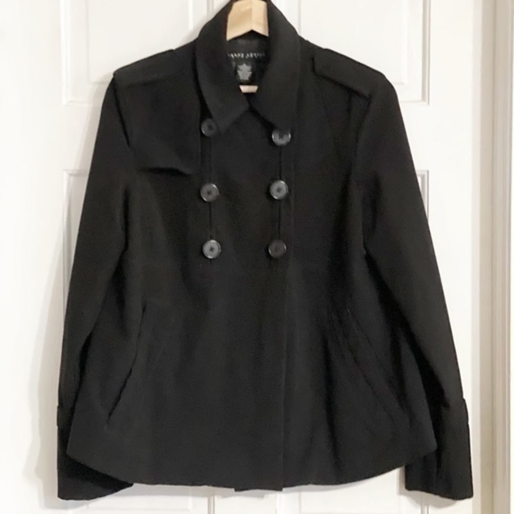 Larry Levine Aubrey Double Breasted  Coat Jacket